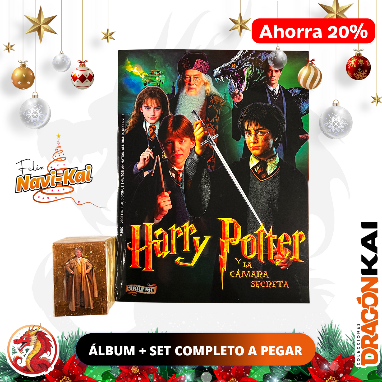 Álbum Harry Potter y La Cámara Secreta + Set completo a pegar