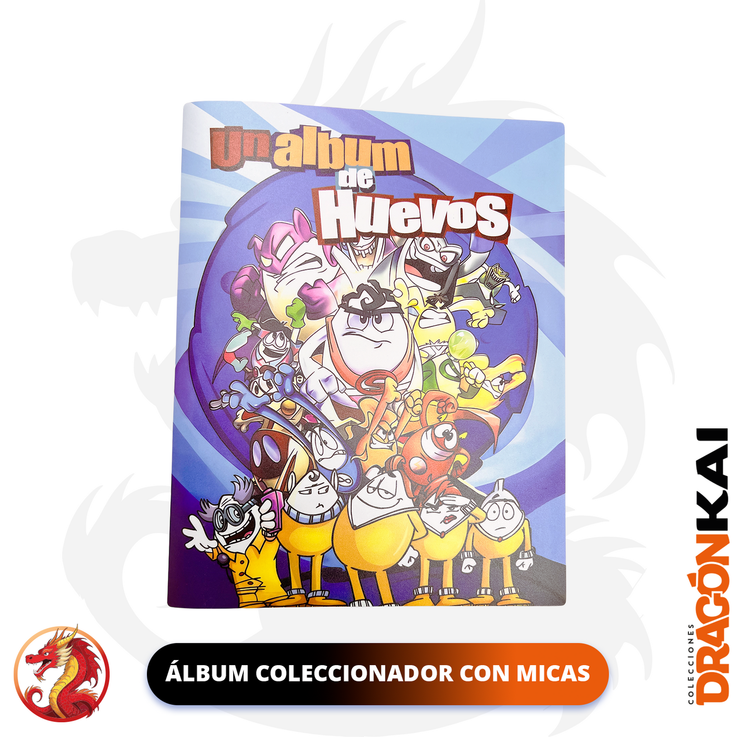 Colección de Stickers Huevo Cartoon (Sabritas y Doritos) + Álbum coleccionador