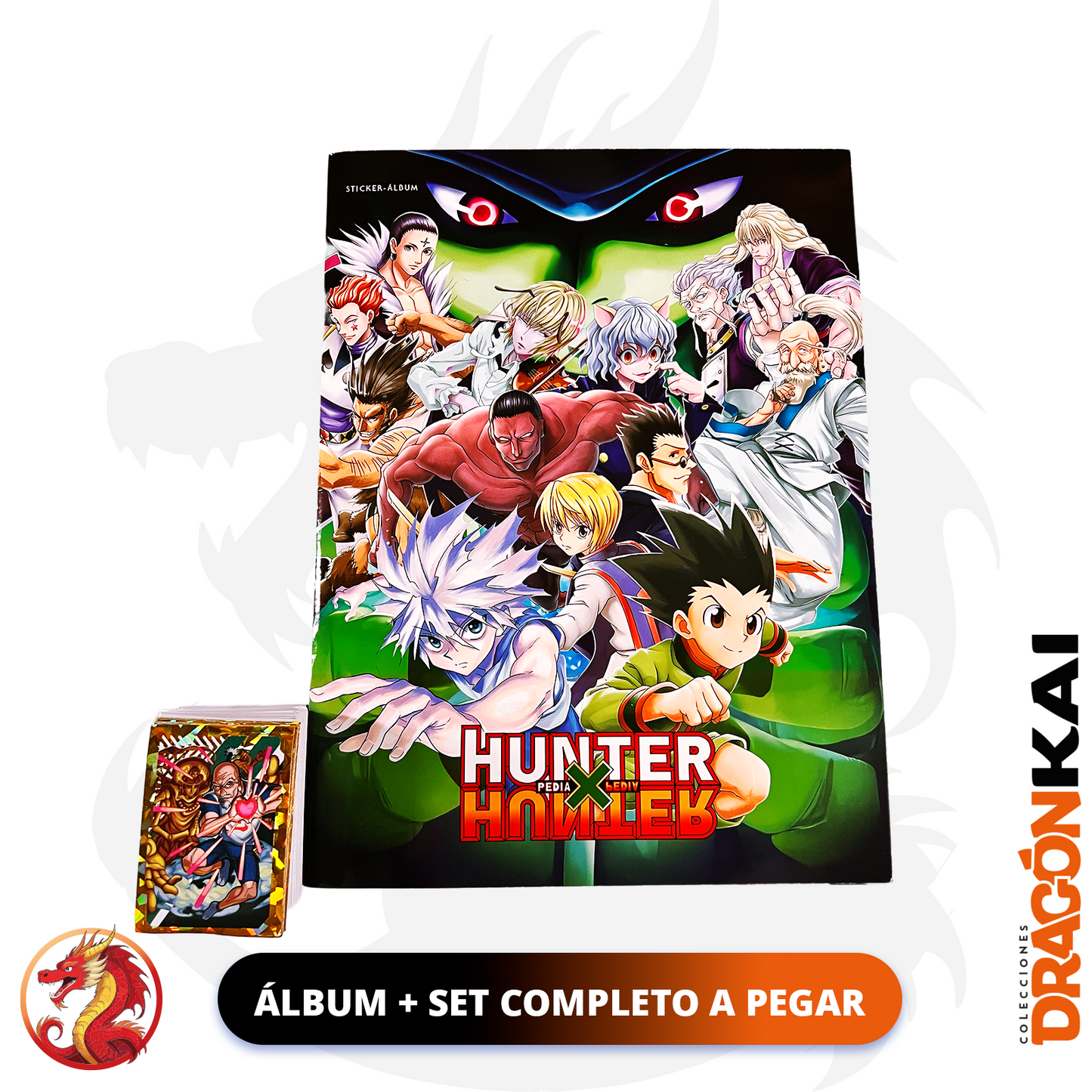 Álbum Enciclopedia Hunter x Hunter + Set completo a pegar