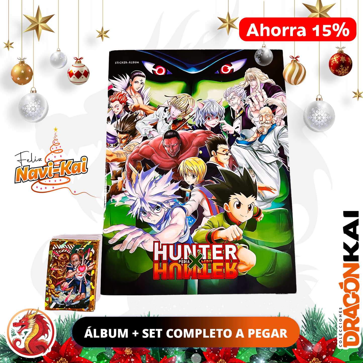 Álbum Enciclopedia Hunter x Hunter + Set completo a pegar