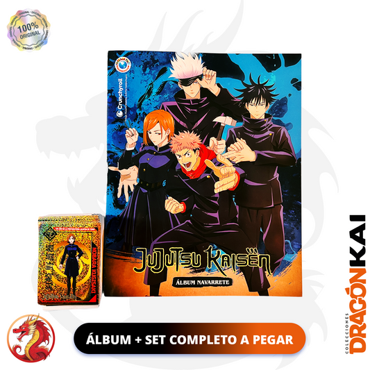 Álbum Jujutsu Kaisen (Navarrete) + Set completo a pegar