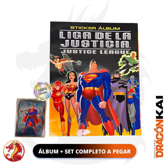 Álbum La Liga de la Justicia (Navarrete 2003) + Set completo a pegar