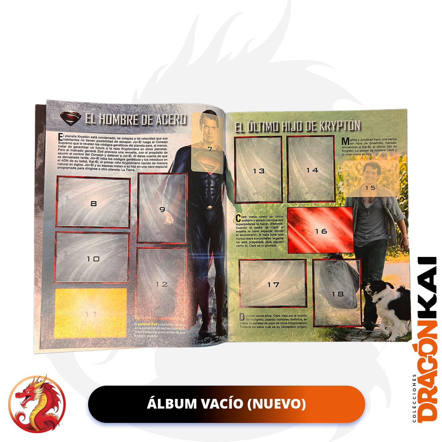 Álbum La Liga de la Justicia (Panini 2018) + Set completo a pegar