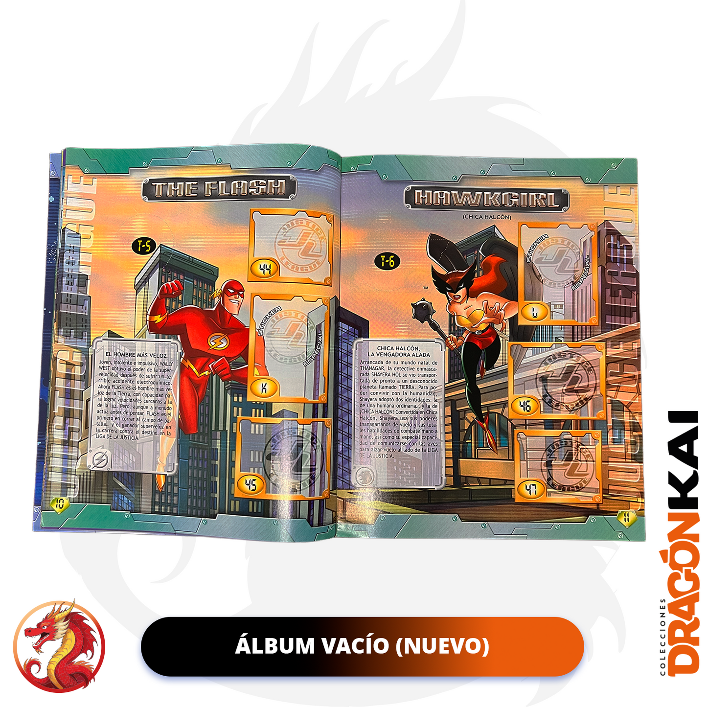 Álbum La Liga de la Justicia (Navarrete 2003) + Set completo a pegar