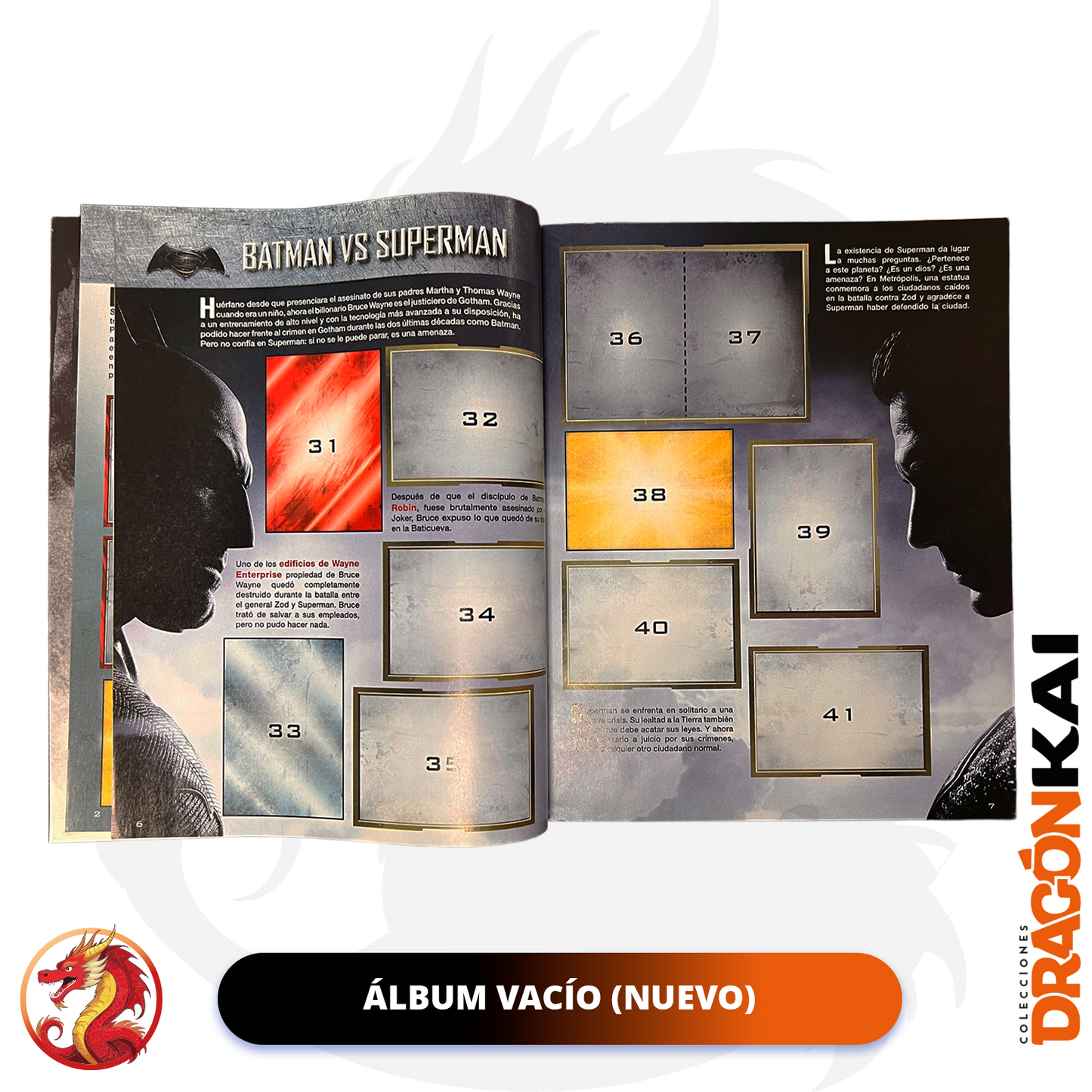 Álbum La Liga de la Justicia (Panini 2018) + Set completo a pegar