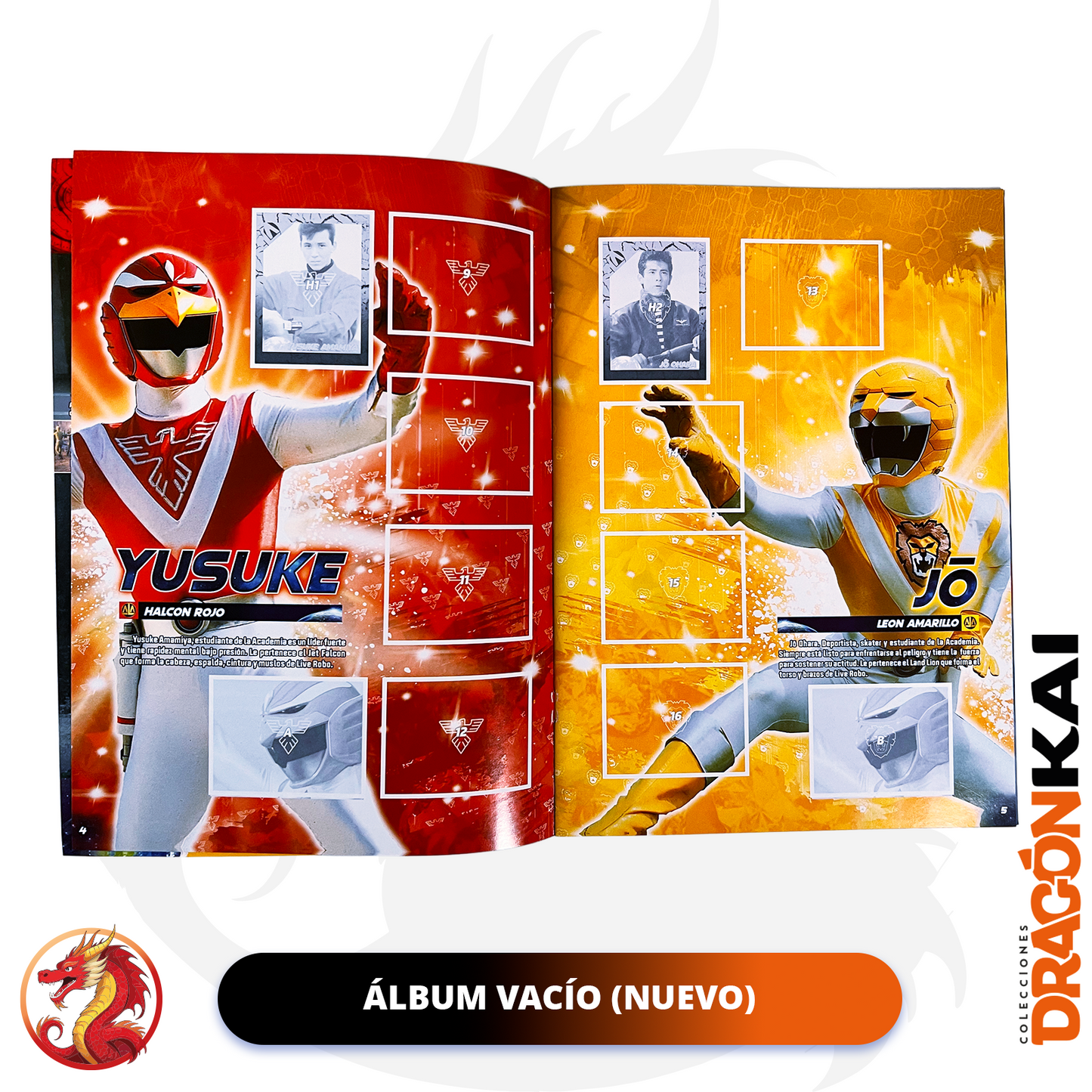 Álbum Liveman + Set completo a pegar