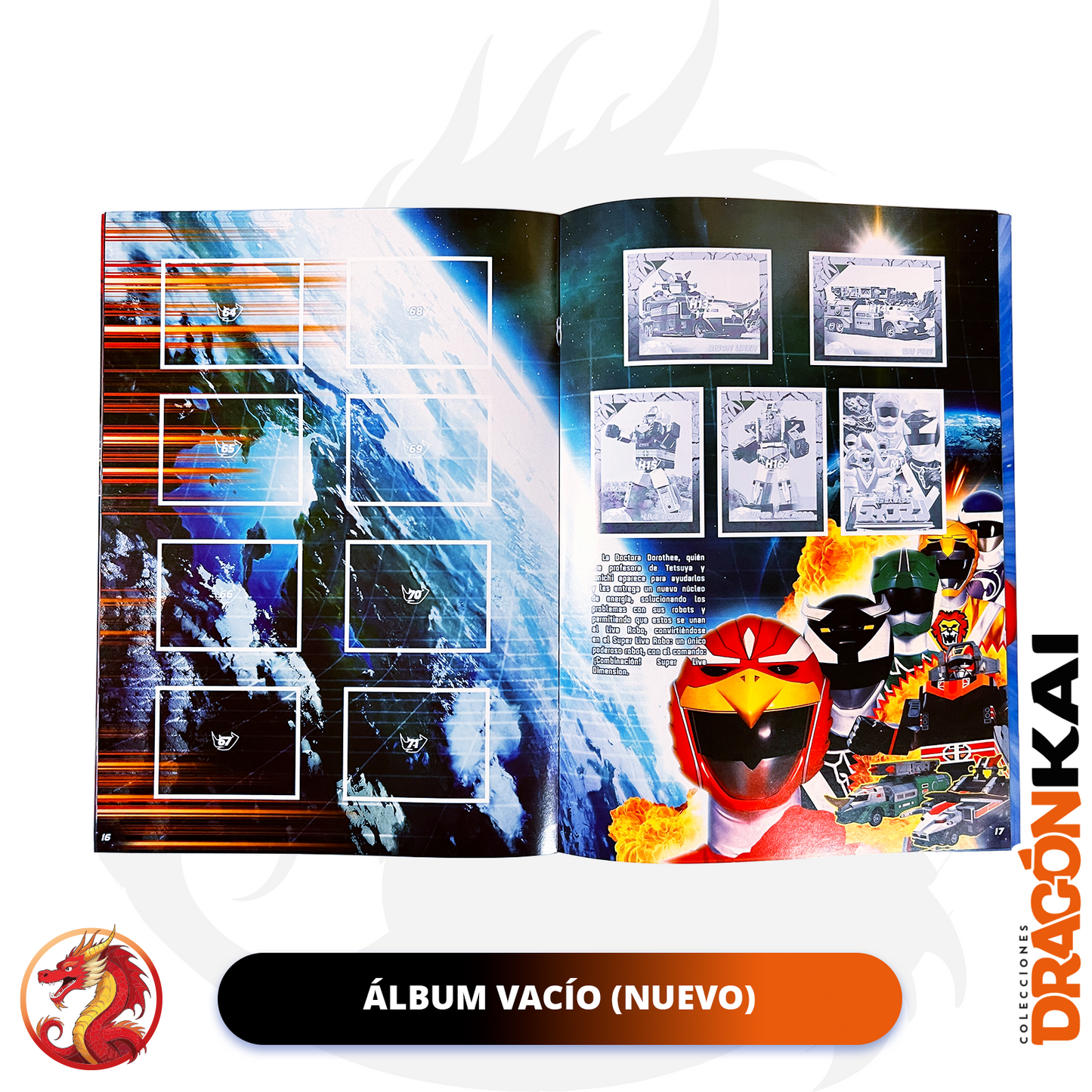 Álbum Liveman + Set completo a pegar