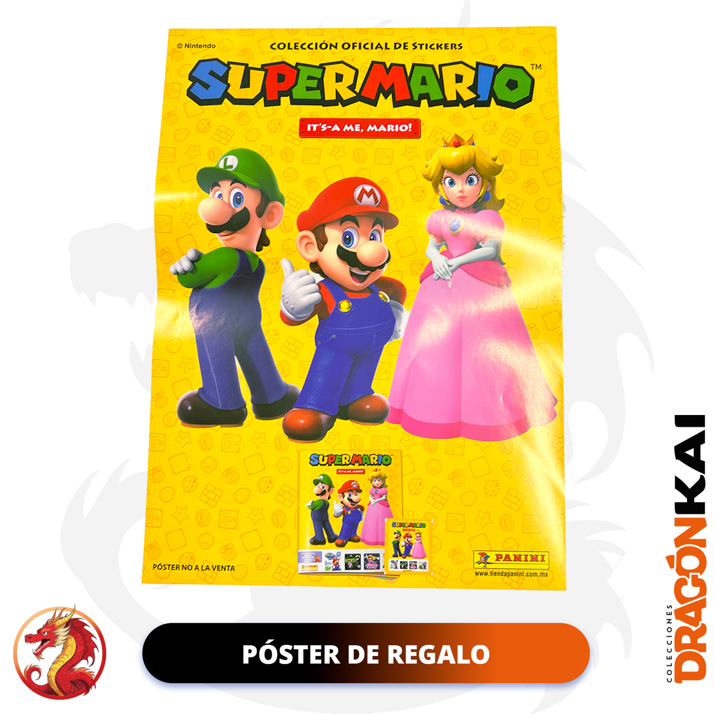 Álbum Super Mario (Panini 2025) + Set completo a pegar