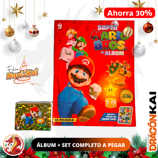 Álbum Super Mario Bros: La Película (3R) + Set completo a pegar