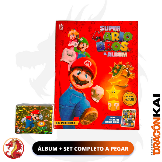 Álbum Super Mario Bros: La Película (3R) + Set completo a pegar