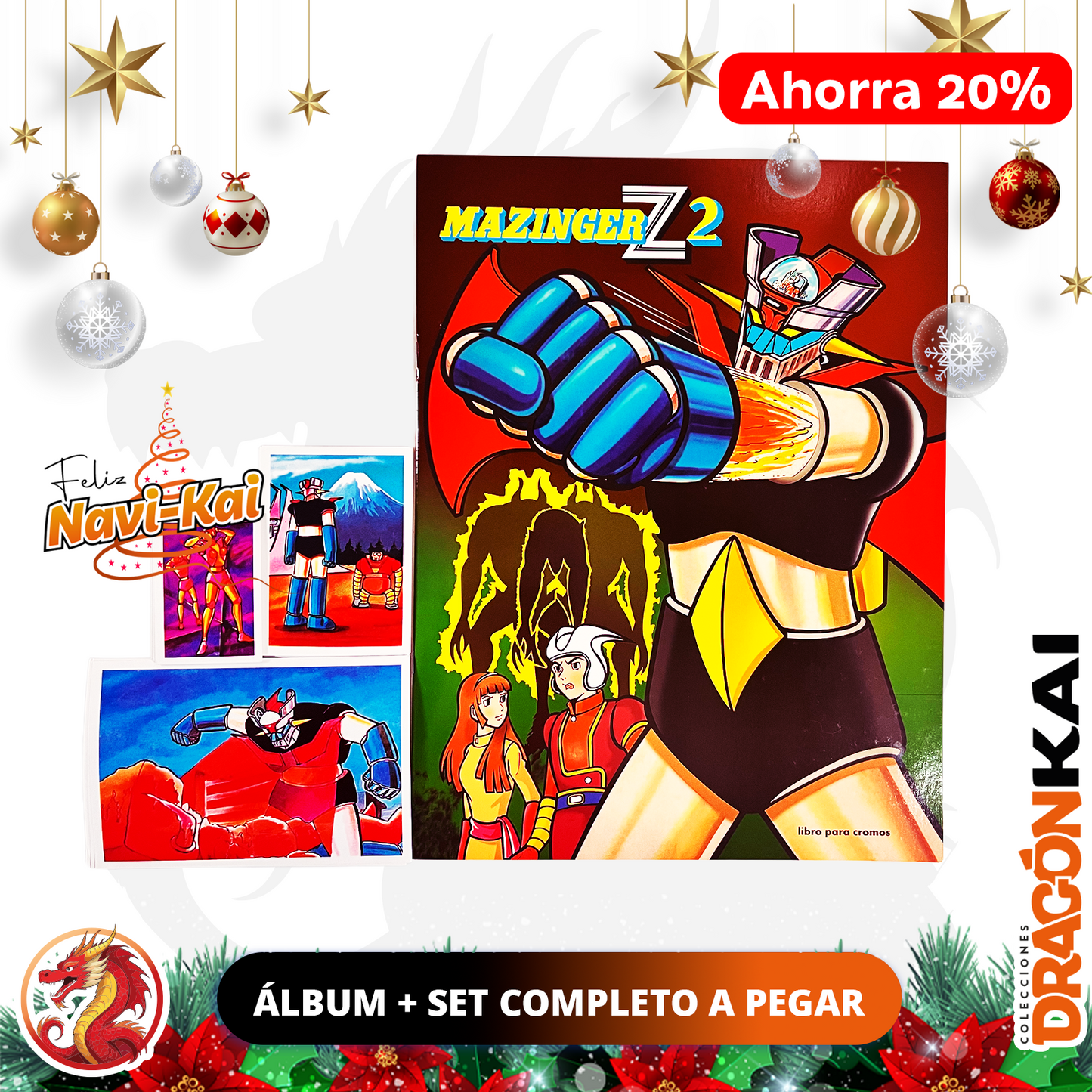 Álbum Mazinger Z2 + Set completo a pegar