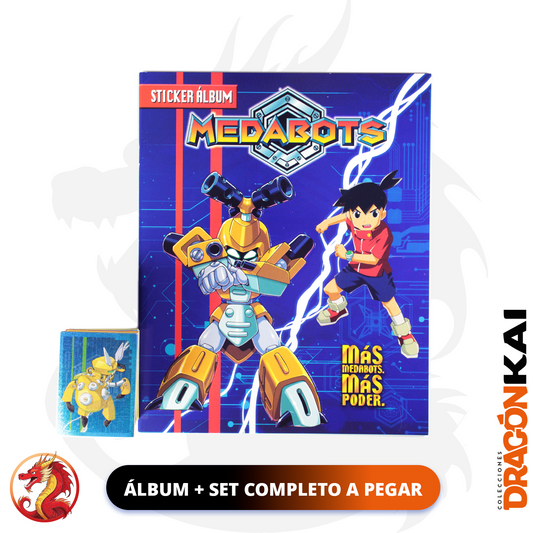 Álbum Medabots (Re. Navarrete) + Set completo a pegar