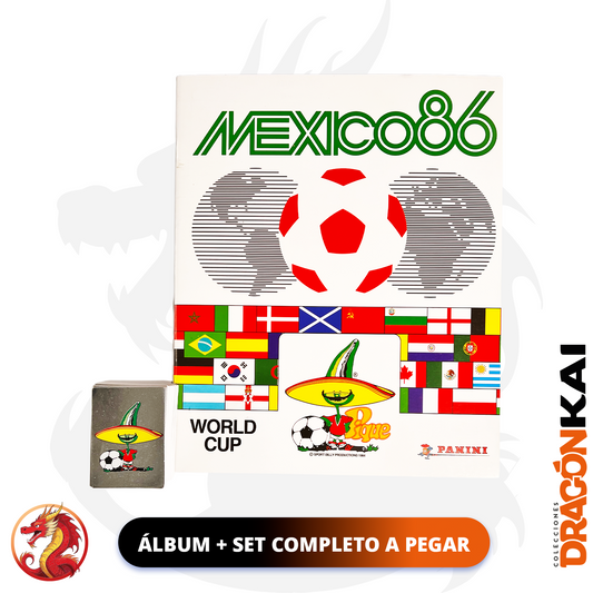 Álbum Mexico 86 (Re. Panini) + Set completo a pegar