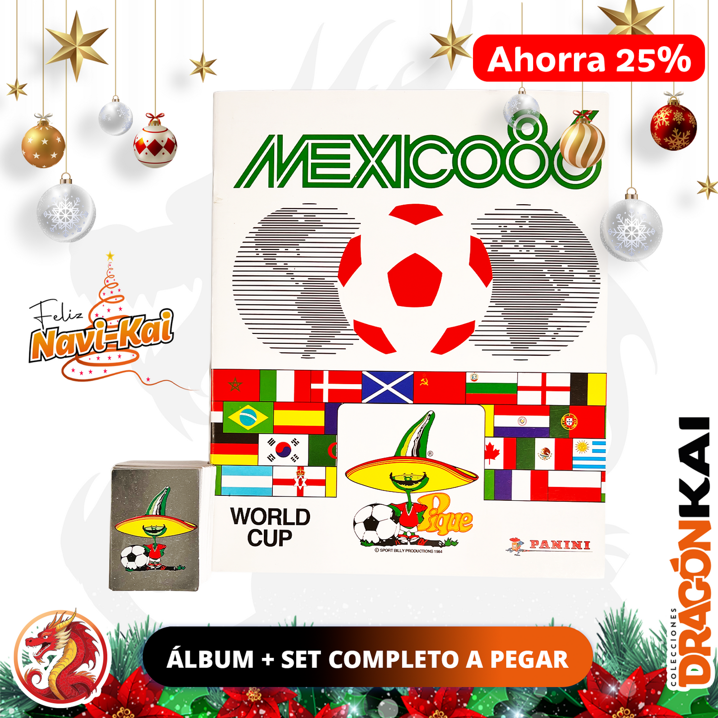 Álbum Mexico 86 (Re. Panini) + Set completo a pegar