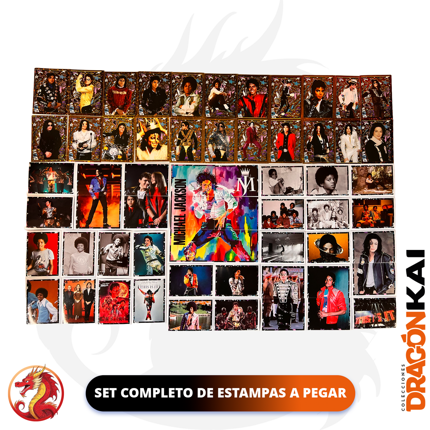 Álbum Michael Jackson + Set completo a pegar