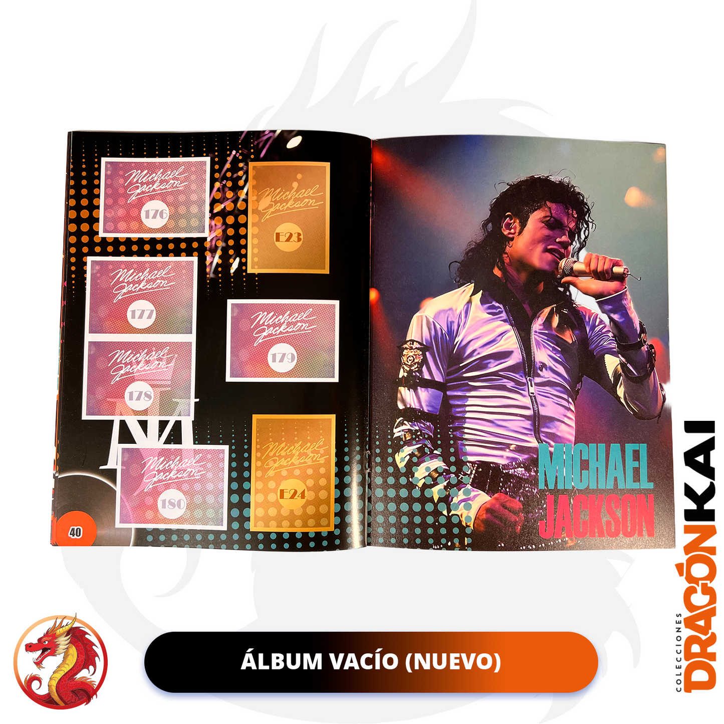 Álbum Michael Jackson + Set completo a pegar