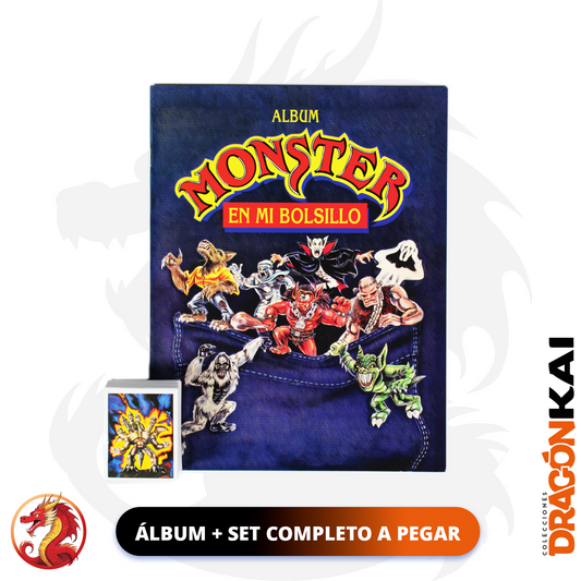 Álbum Monster En Mi Bolsillo (Re. Salo) + Set completo a pegar