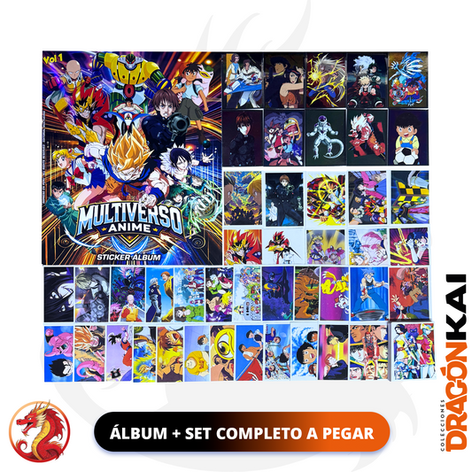 Álbum Multiverso Anime + Set completo a pegar