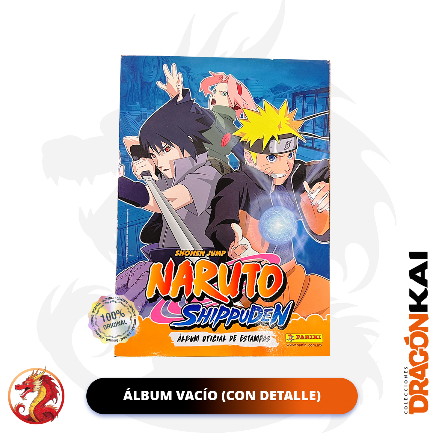 Álbum Naruto Shippuden (Panini 2016) + Set completo a pegar