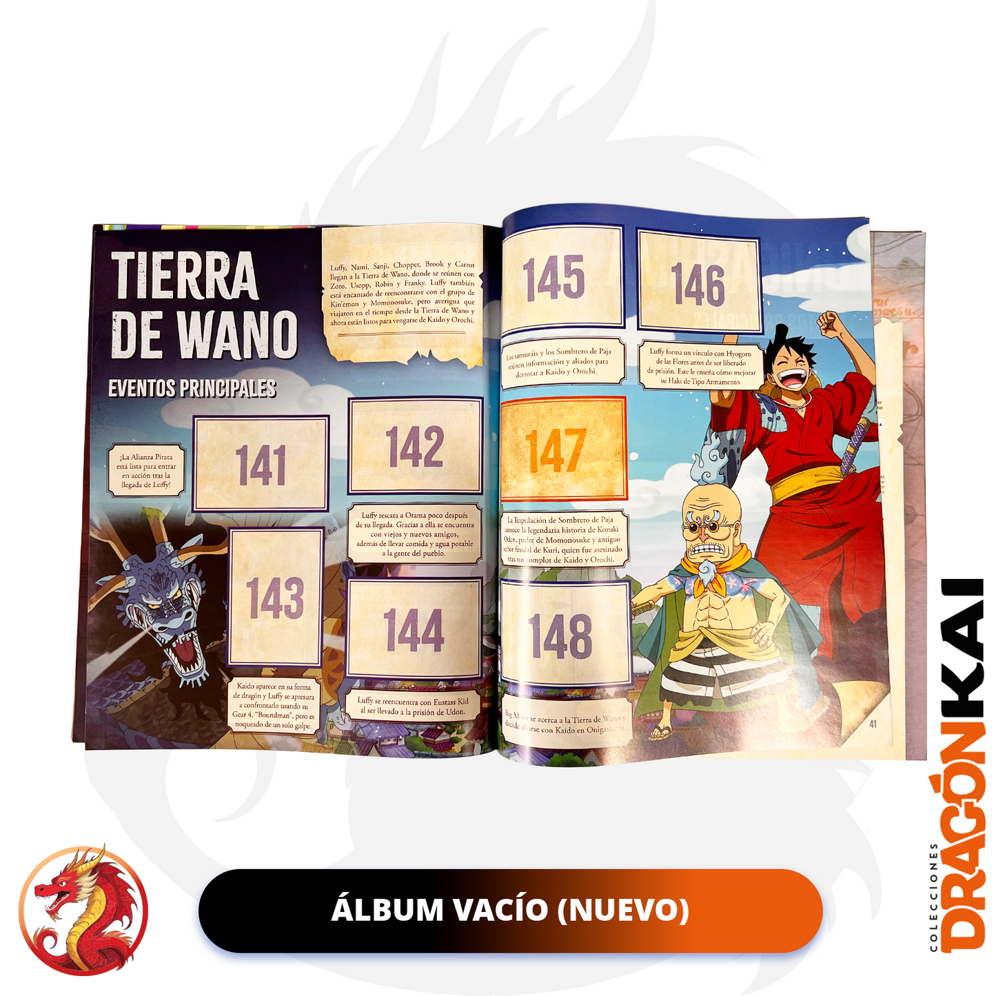 Álbum One Piece: Rumbo a Egghead (Panini 2025) + Set completo a pegar