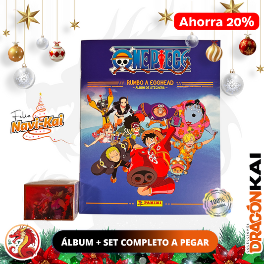 Álbum One Piece: Rumbo a Egghead (Panini 2025) + Set completo a pegar