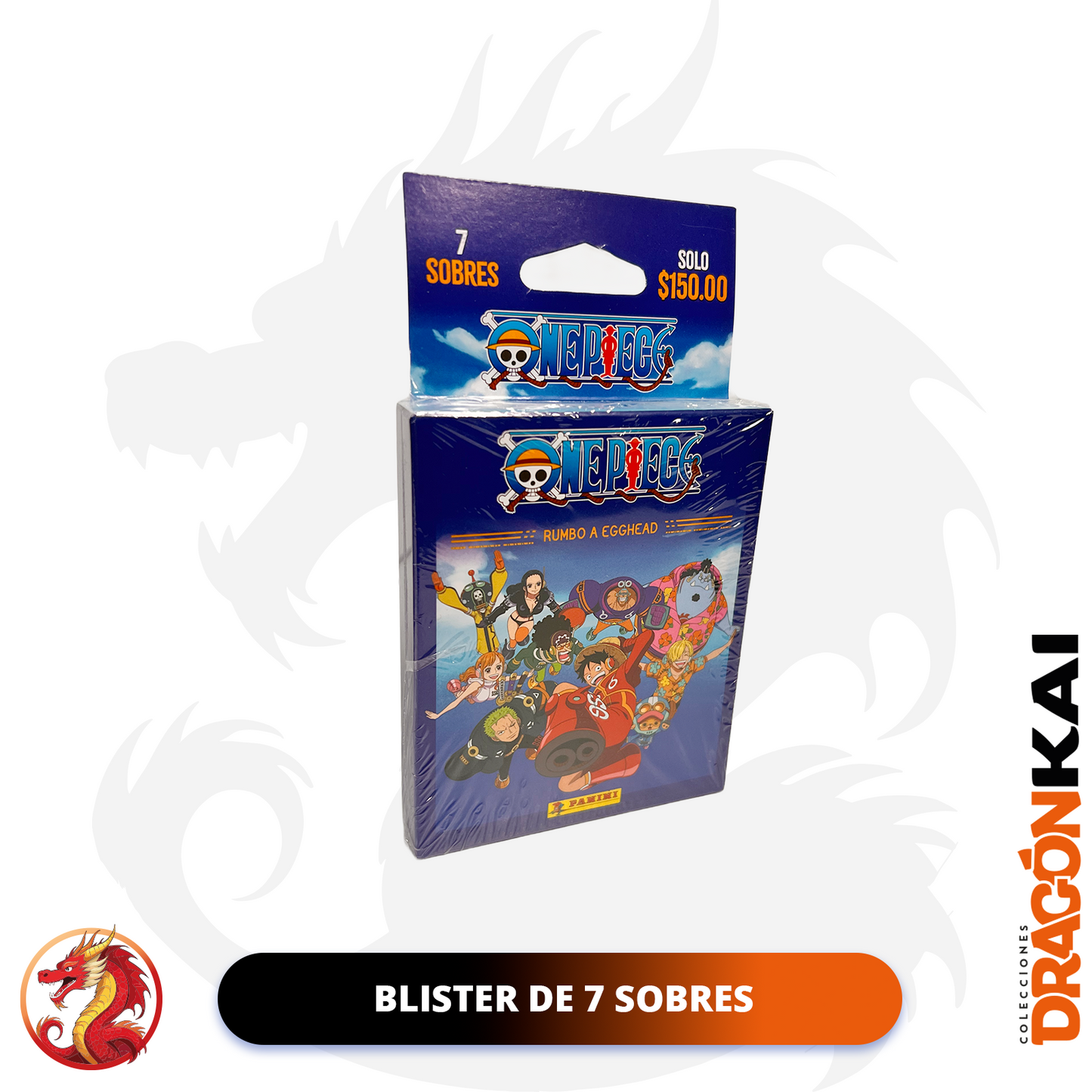 Colección One Piece: Rumbo a Egghead (Panini 2025) Álbum Pasta Dura + Blister de 7 sobres