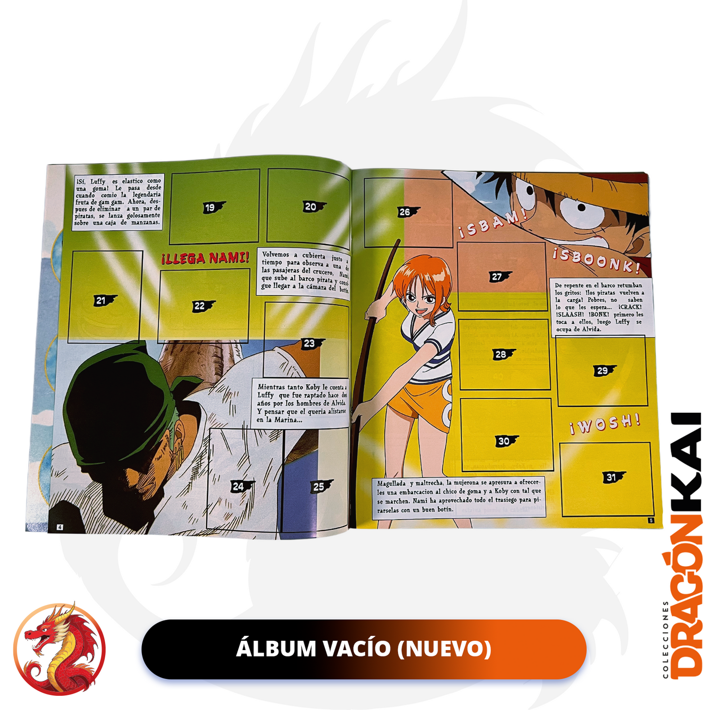 Álbum One Piece (Re. Panini 1999) + Set Completo a pegar