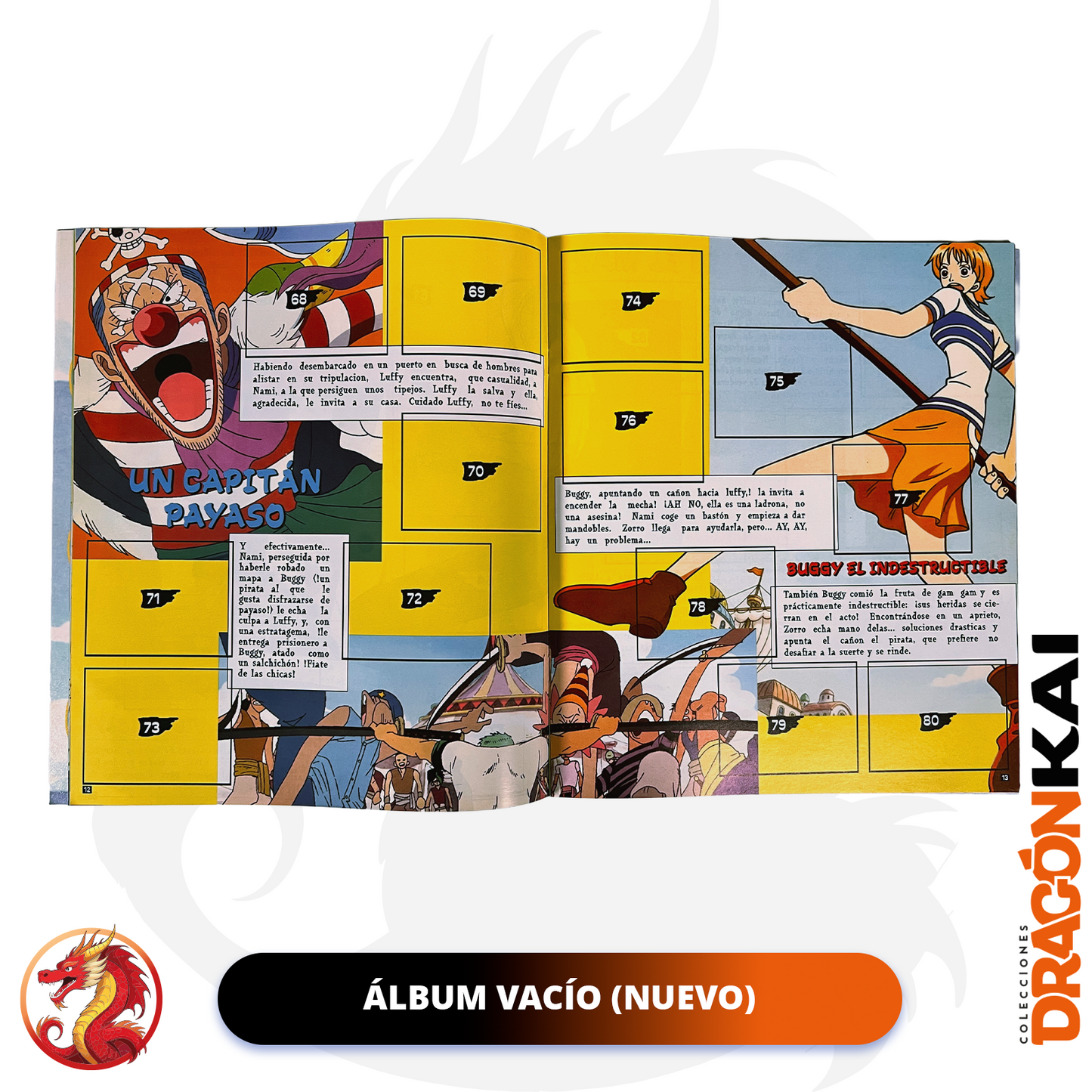 Álbum One Piece (Re. Panini 1999) + Set Completo a pegar