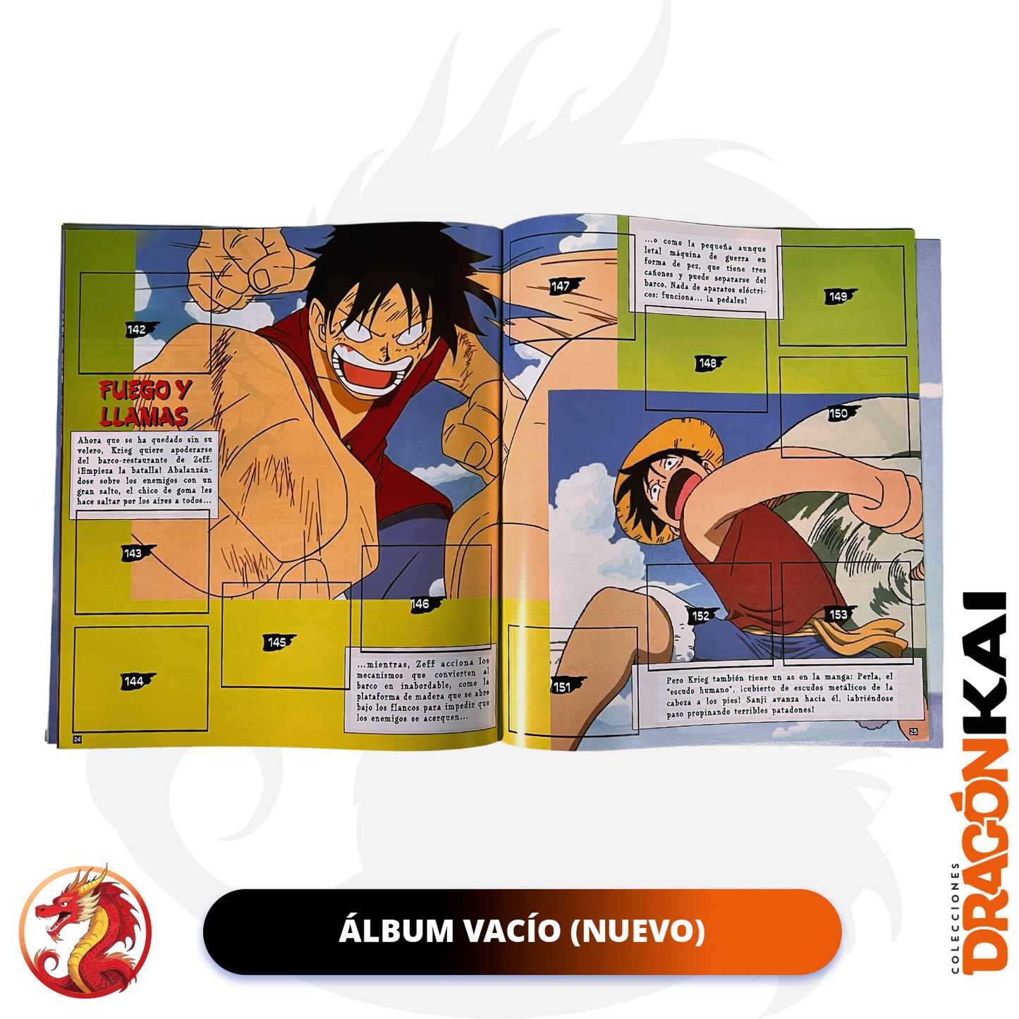 Álbum One Piece (Re. Panini 1999) + Set Completo a pegar
