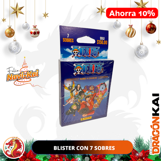 Colección One Piece: Rumbo a Egghead (Panini 2025) Blister con 7 sobres