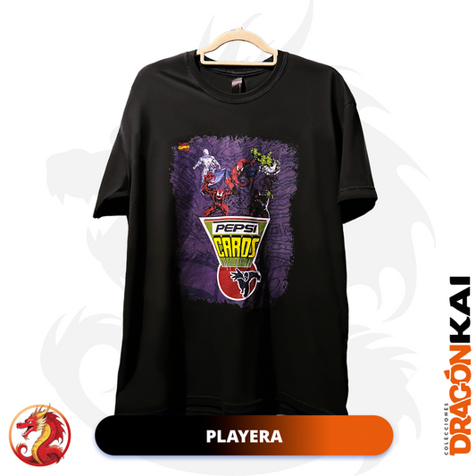Playera Pepsi Cards Marvel | Portada 1995