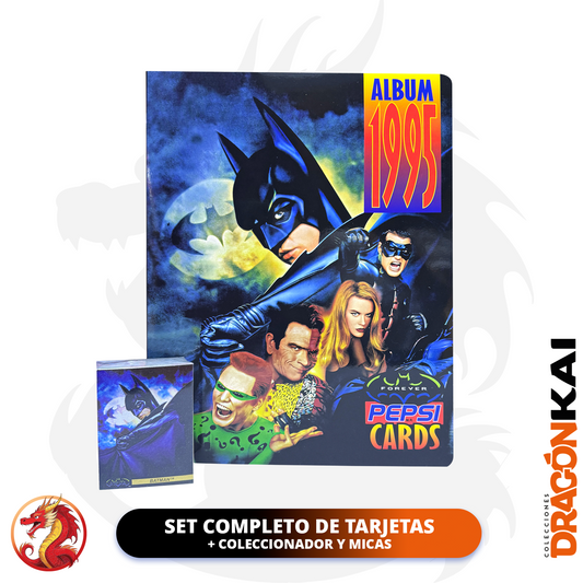 Pepsi Cards Batman Forever (Re.) | Set completo de tarjetas + coleccionador y micas
