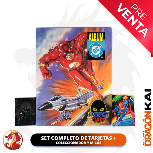 PRE VENTA: Pepsi Cards DC (Re.)  | Set completo de tarjetas + coleccionador y micas