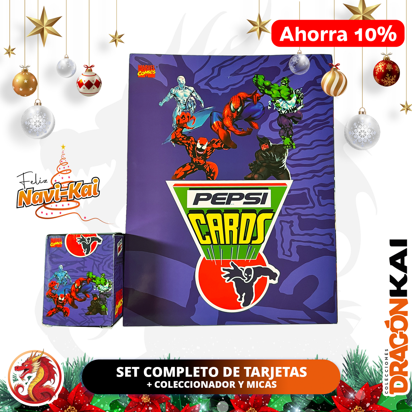 Pepsi Cards Marvel (Re.) | Set completo de tarjetas + coleccionador y micas