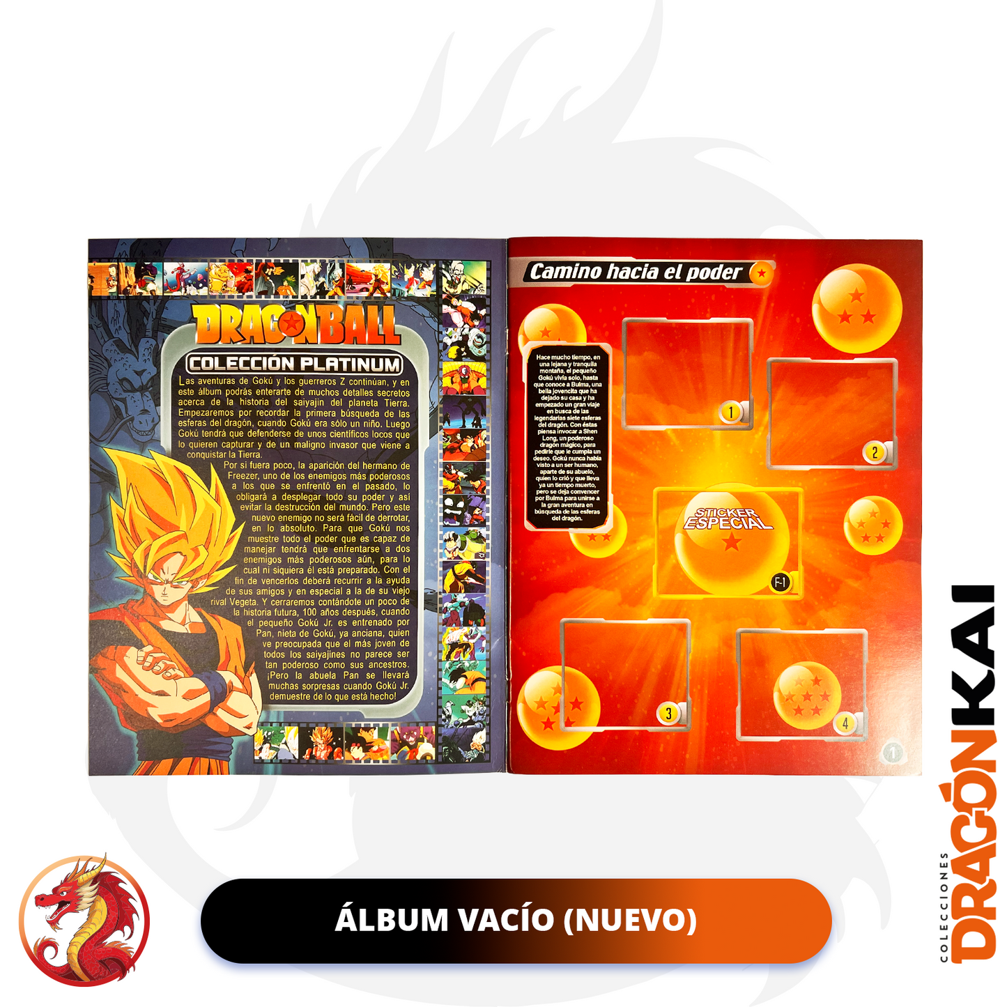 Álbum Dragon Ball Platinum (Re. Salo) + Set completo a pegar