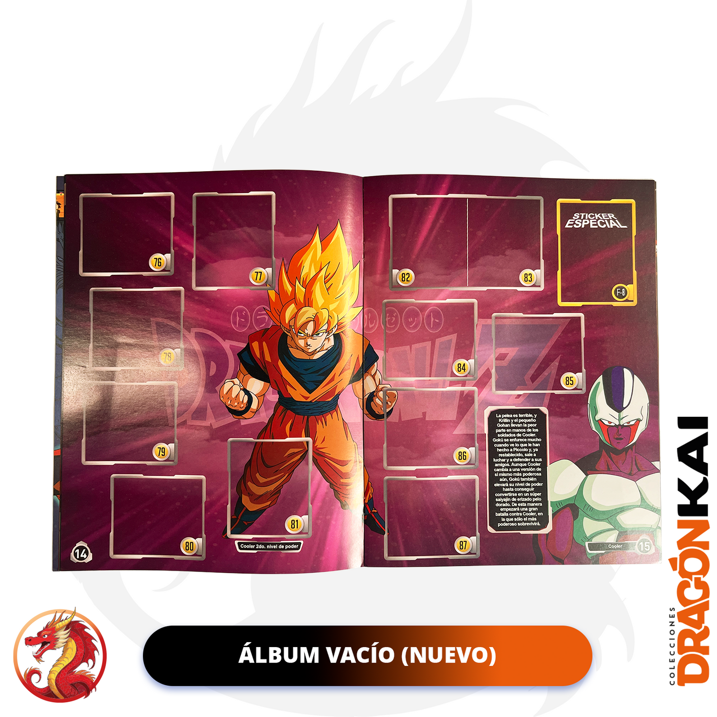 Álbum Dragon Ball Platinum (Re. Salo) + Set completo a pegar
