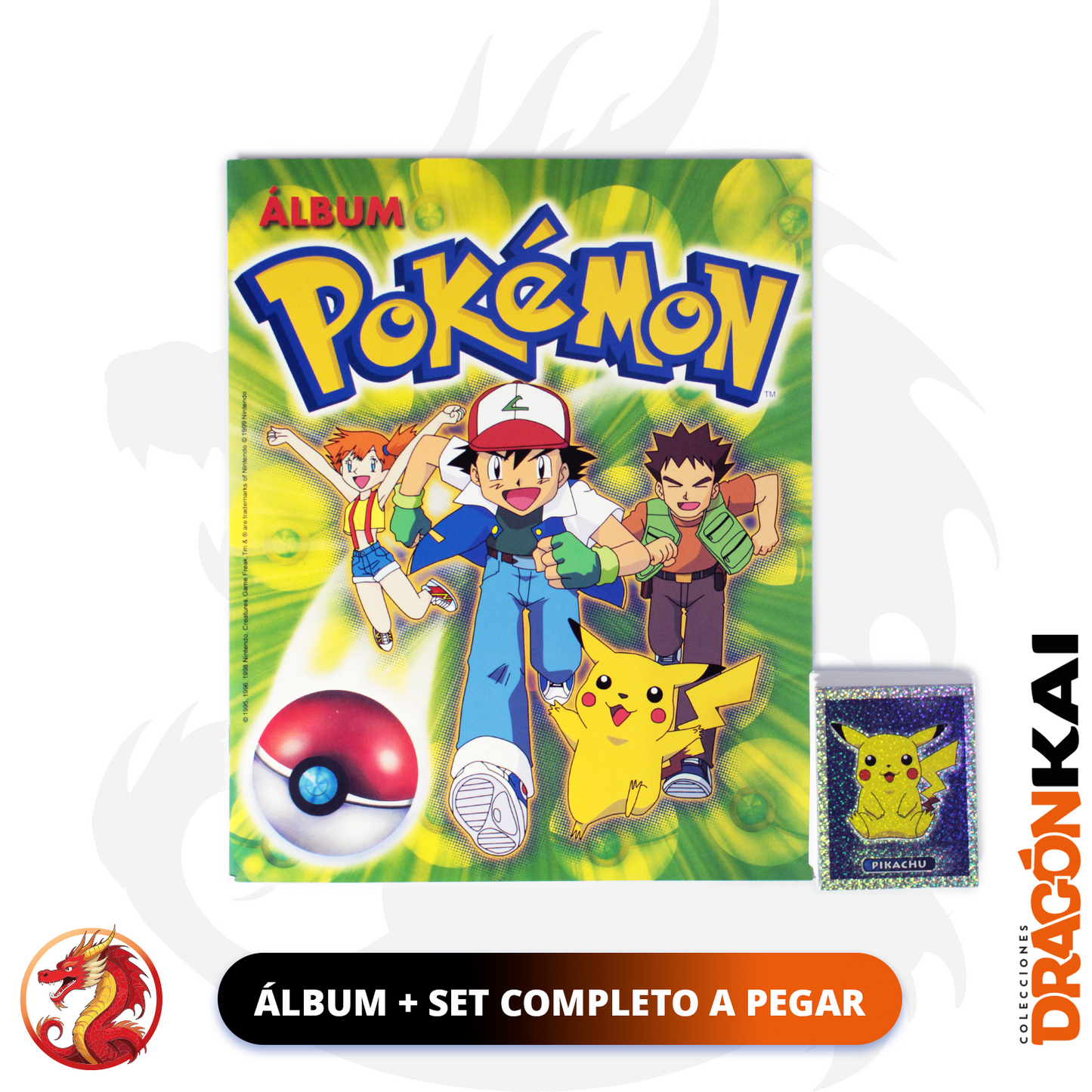 Álbum Pokémon (Re. Navarrete) + Set completo a pegar