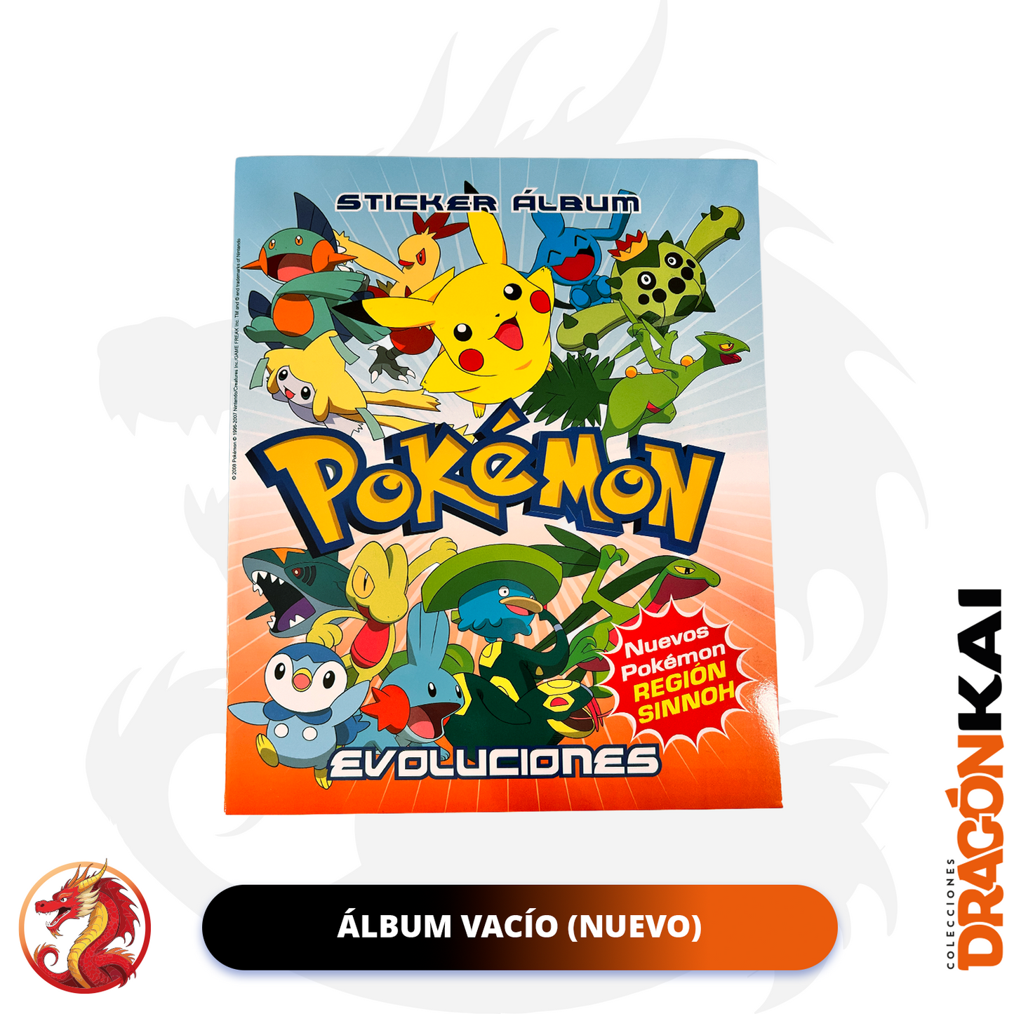 Álbum Pokemon Evoluciones (Re. Navarrete) + Set completo a pegar