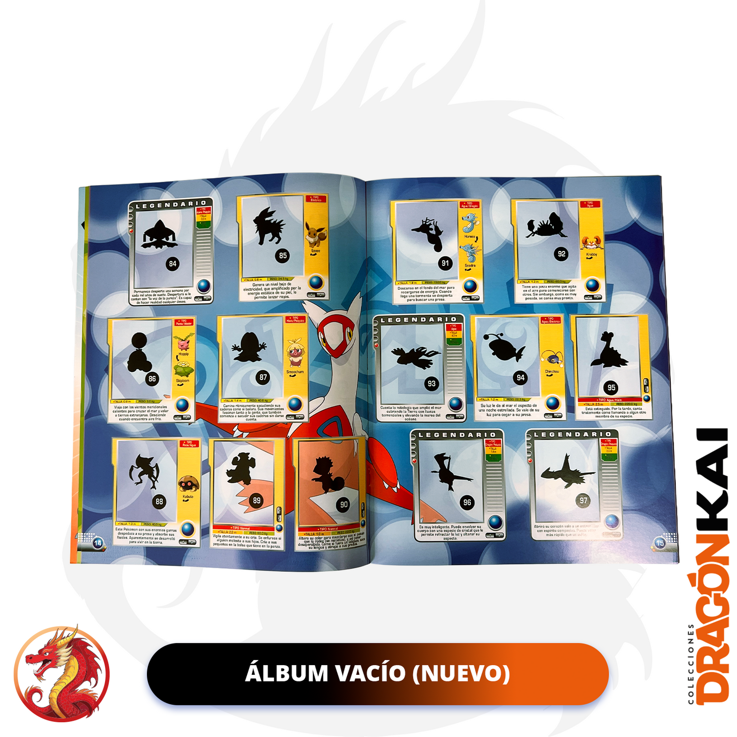 Álbum Pokemon Evoluciones (Re. Navarrete) + Set completo a pegar