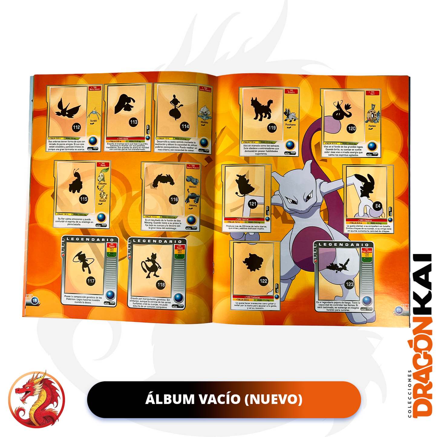Álbum Pokemon Evoluciones (Re. Navarrete) + Set completo a pegar
