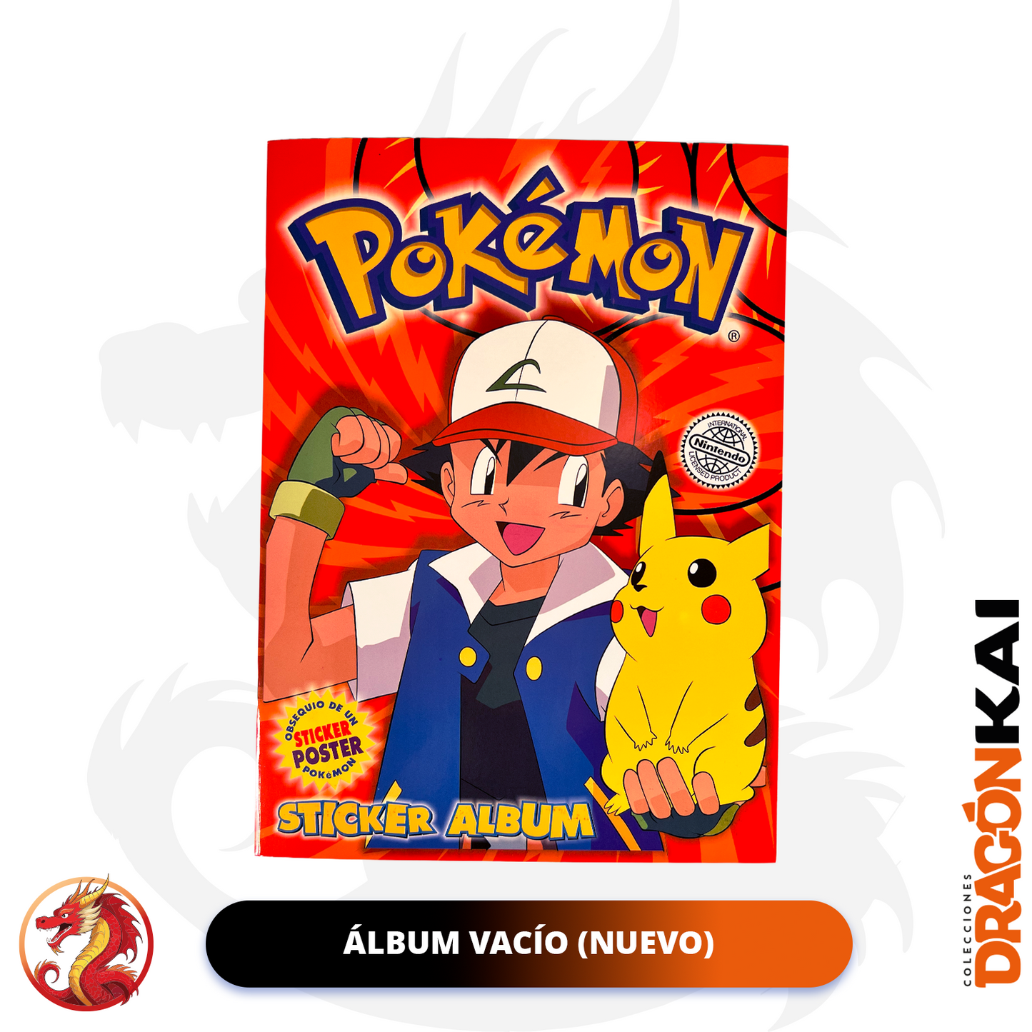 Álbum Pokemon (Re. Merlin UK. 1999) + Set completo a pegar