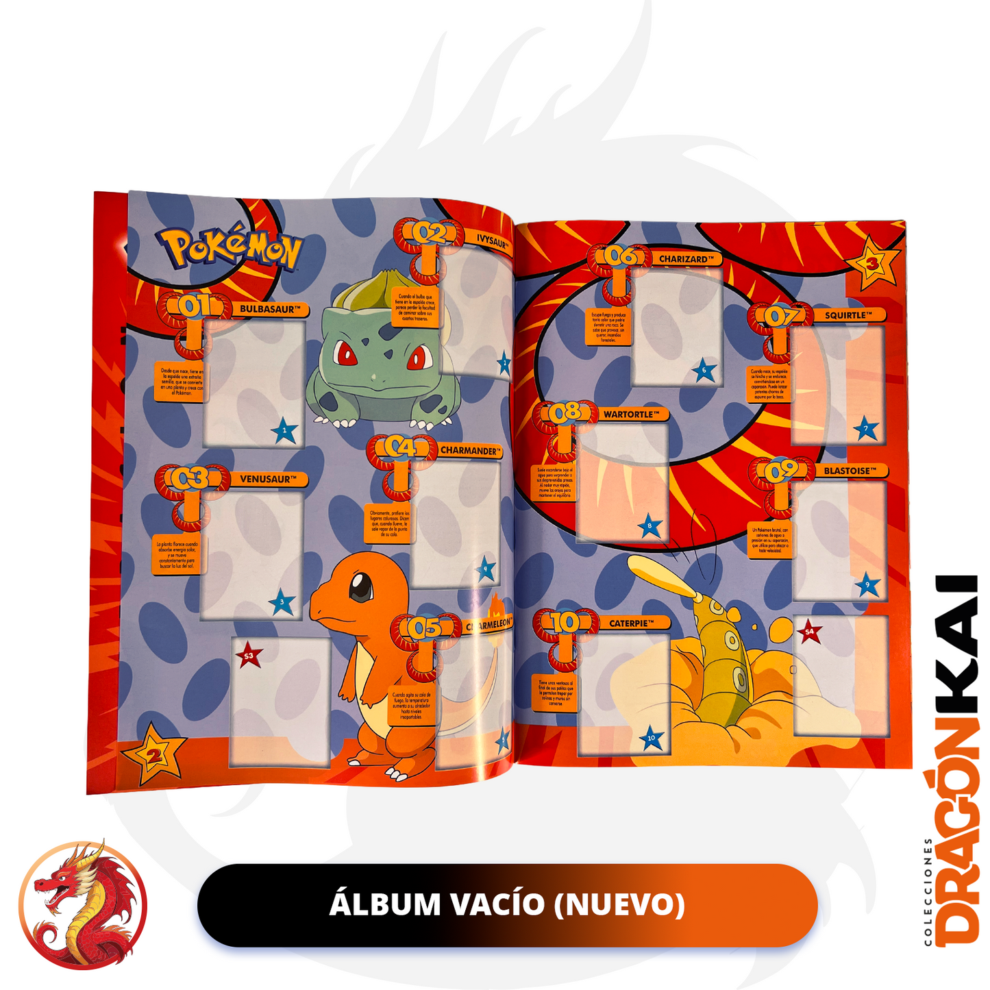 Álbum Pokemon (Re. Merlin UK. 1999) + Set completo a pegar