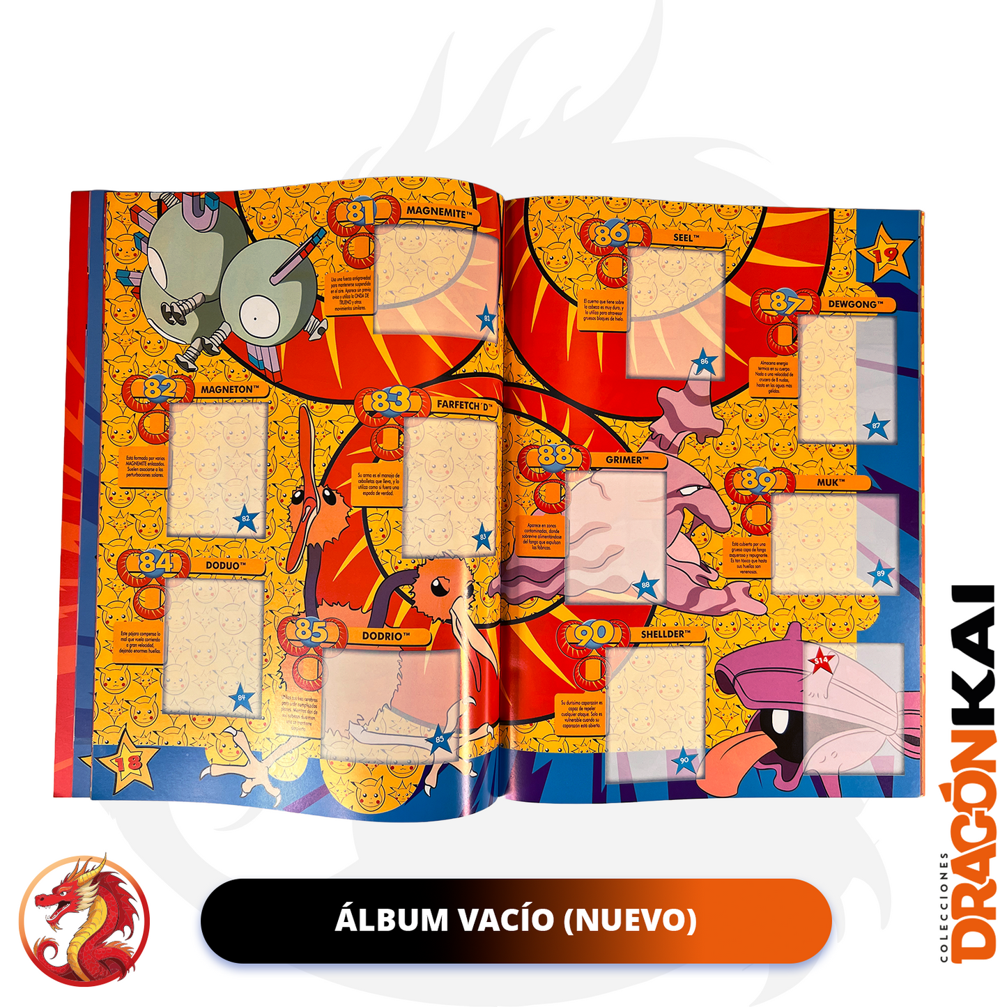 Álbum Pokemon (Re. Merlin UK. 1999) + Set completo a pegar