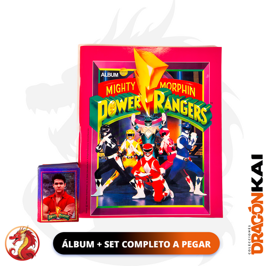 Álbum Power Ranger: Mighty Morphin (Re. Navarrete) + Set completo a pegar