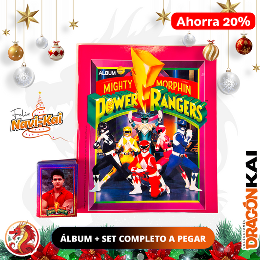 Álbum Power Ranger: Mighty Morphin (Re. Navarrete) + Set completo a pegar
