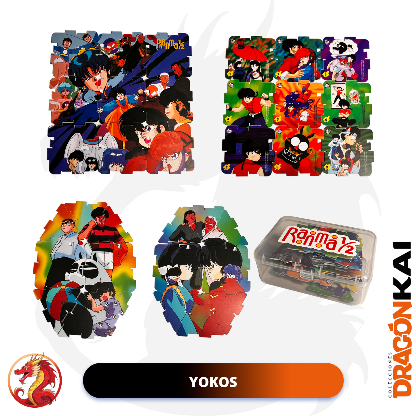 Yokos Ranma 1/2 Colección completa (45 Piezas)