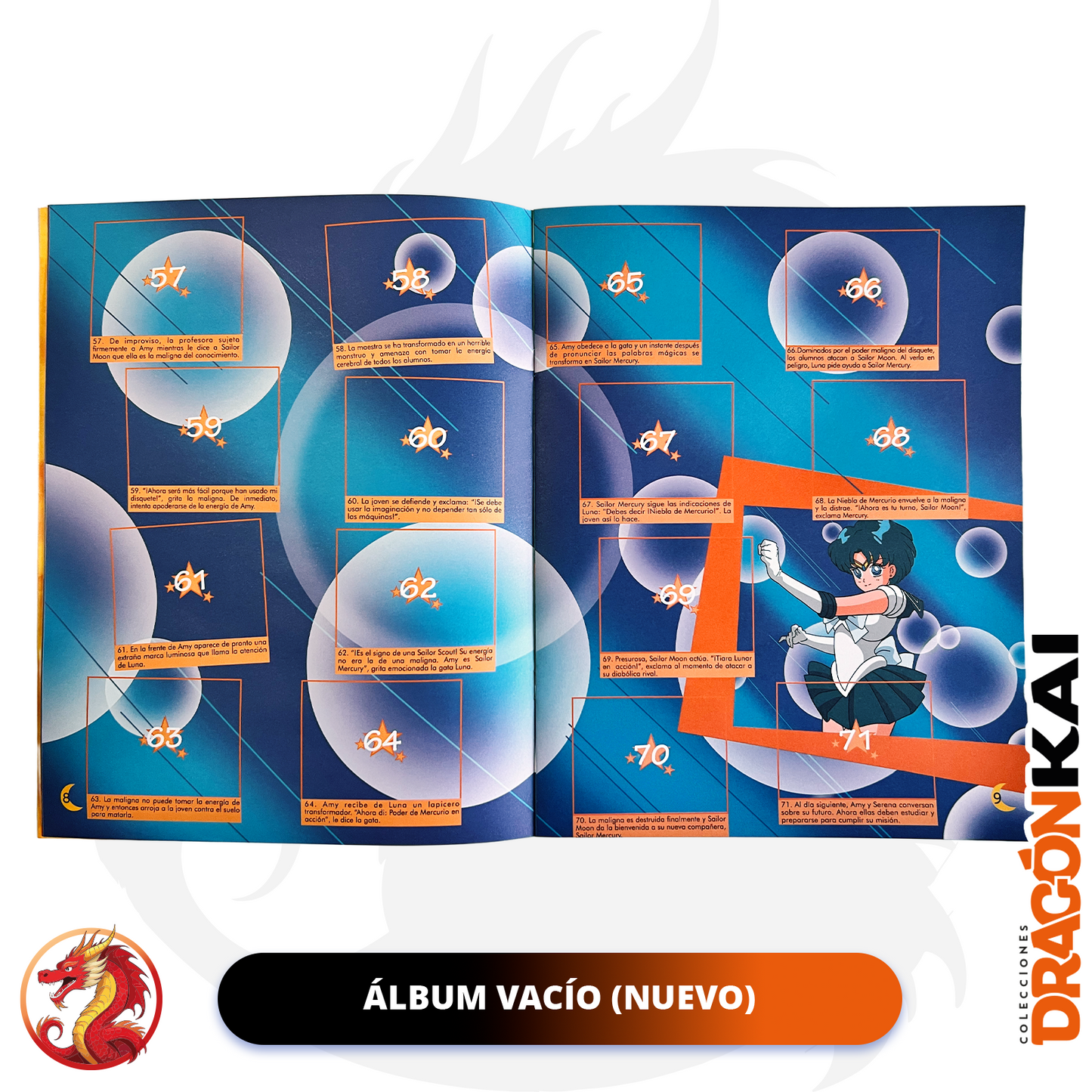 Álbum Sailor Moon (Re. Navarrete) + Set completo a pegar
