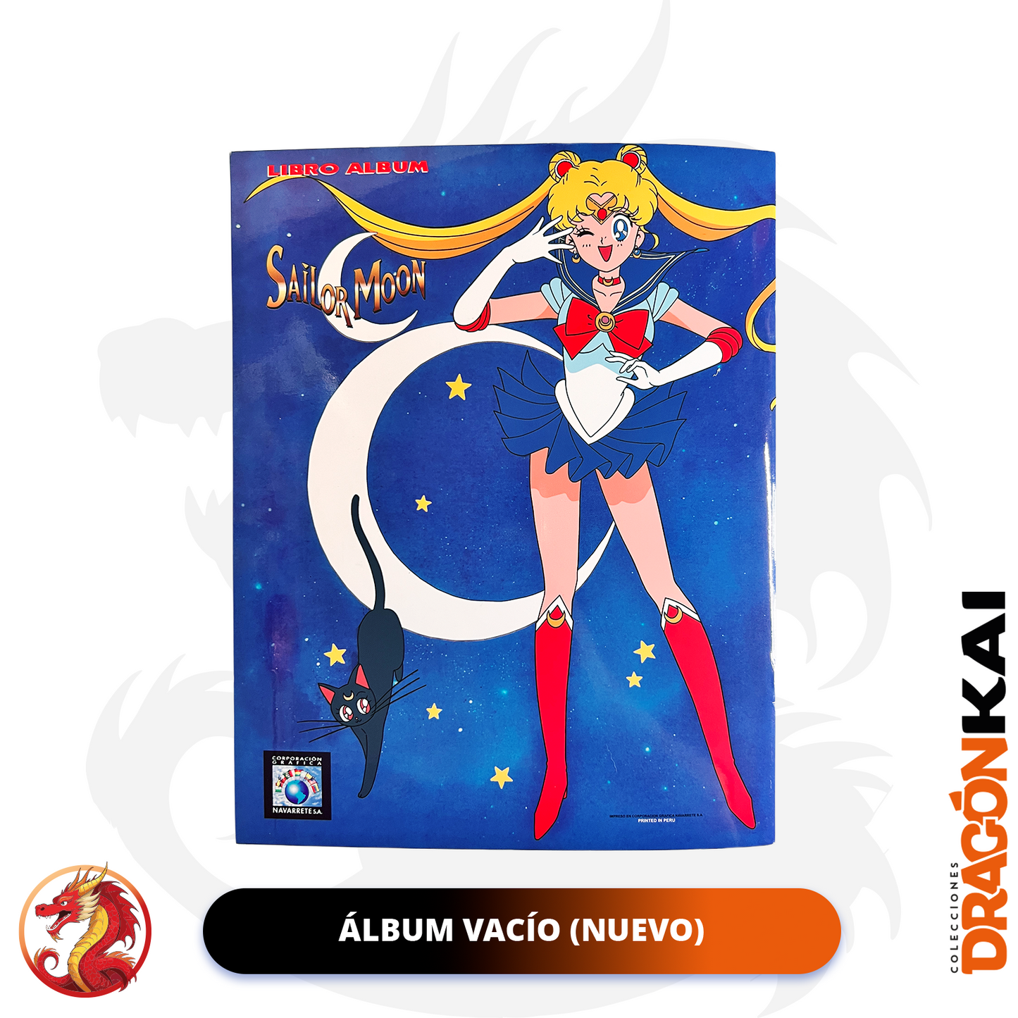 Álbum Sailor Moon (Re. Navarrete) + Set completo a pegar