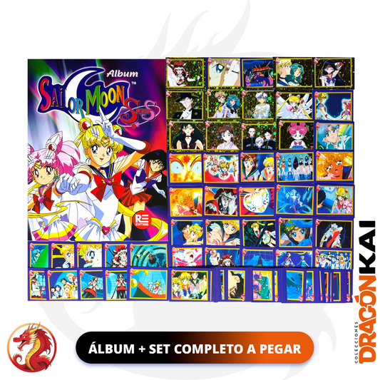 Álbum Sailor Moon Super S (Re. Salo) + Set completo a pegar