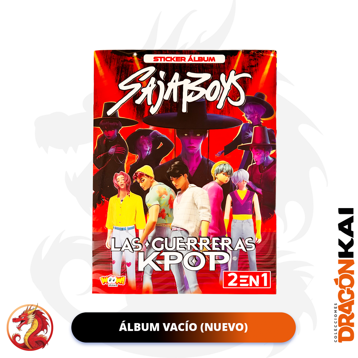 Álbum Saja Boys (Editorial Woow Stickers) + Set completo a pegar